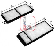 S 3120 C Filtr, vzduch v interiéru SOFIMA