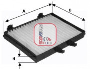 S 3128 C Filtr, vzduch v interiéru SOFIMA