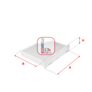 S 3148 C Filtr, vzduch v interiéru SOFIMA