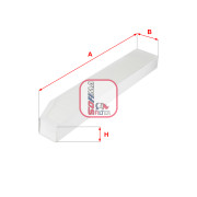 S 3257 C Filtr, vzduch v interiéru SOFIMA