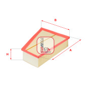 S 3331 A Vzduchový filtr SOFIMA