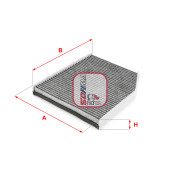 S 4261 CA Filtr, vzduch v interiéru SOFIMA