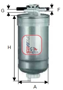 S 5427 GC Palivový filtr SOFIMA
