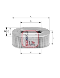 S 7258 A Vzduchový filtr SOFIMA