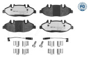 025 240 0720/PD Sada brzdových destiček, kotoučová brzda MEYLE-PD: Advanced performance and design. MEYLE