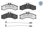 025 290 7620/PD Sada brzdových destiček, kotoučová brzda MEYLE-PD: Advanced performance and design. MEYLE