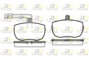 2056.04 ROADHOUSE sada brzdových platničiek kotúčovej brzdy 2056.04 ROADHOUSE