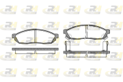 2111.02 ROADHOUSE sada brzdových platničiek kotúčovej brzdy 2111.02 ROADHOUSE