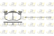 2144.12 Sada brzdových destiček, kotoučová brzda ROADHOUSE