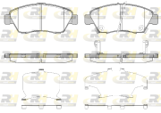 2418.32 ROADHOUSE sada brzdových platničiek kotúčovej brzdy 2418.32 ROADHOUSE