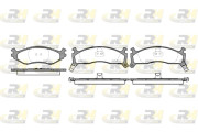 2484.02 Sada brzdových destiček, kotoučová brzda ROADHOUSE
