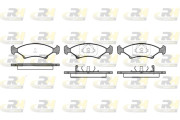 2502.02 Sada brzdových destiček, kotoučová brzda ROADHOUSE