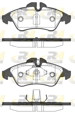 2578.10 ROADHOUSE sada brzdových platničiek kotúčovej brzdy 2578.10 ROADHOUSE