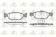 2587.00 Sada brzdových destiček, kotoučová brzda ROADHOUSE