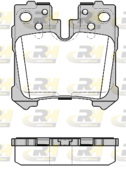 21321.20 ROADHOUSE sada brzdových platničiek kotúčovej brzdy 21321.20 ROADHOUSE