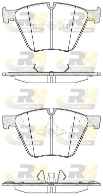 21419.20 Sada brzdových destiček, kotoučová brzda ROADHOUSE