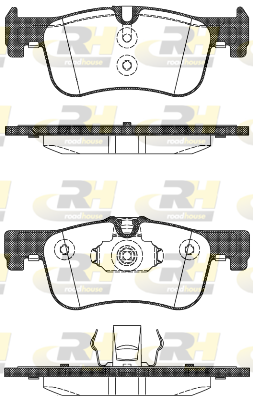 21478.10 ROADHOUSE sada brzdových platničiek kotúčovej brzdy 21478.10 ROADHOUSE