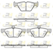 21638.02 Sada brzdových destiček, kotoučová brzda ROADHOUSE