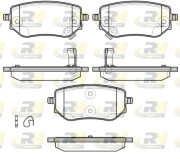 21802.02 Sada brzdových destiček, kotoučová brzda ROADHOUSE