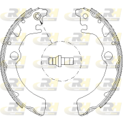 4116.00 ROADHOUSE sada brzdových čeľustí 4116.00 ROADHOUSE