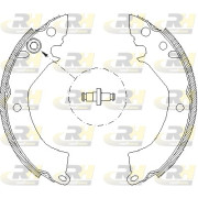 4157.00 Brzdové pakny ROADHOUSE