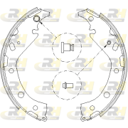 4207.00 Sada brzdových čelistí ROADHOUSE