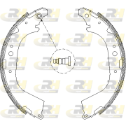 4650.01 Sada brzdových čelistí ROADHOUSE