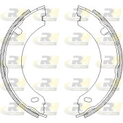 4696.00 Sada brzdových čelistí, parkovací brzda ROADHOUSE