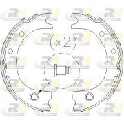 4725.00 Sada brzdových čelistí, parkovací brzda ROADHOUSE