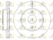 6056.10 Brzdový kotouč ROADHOUSE