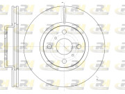 61006.10 Brzdový kotouč ROADHOUSE