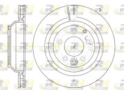 61302.10 Brzdový kotouč ROADHOUSE