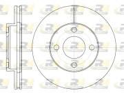 6185.10 Brzdový kotouč ROADHOUSE