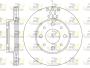 6517.10 Brzdový kotouč ROADHOUSE