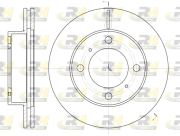 6539.10 ROADHOUSE brzdový kotúč 6539.10 ROADHOUSE