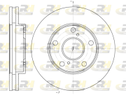 6571.10 Brzdový kotouč ROADHOUSE