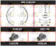 SPK 3182.04 Souprava brzd, bubnova brzda ROADHOUSE