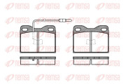 0008.14 Sada brzdových destiček, kotoučová brzda REMSA