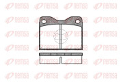 0008.30 Sada brzdových destiček, kotoučová brzda REMSA