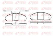 0048.12 Sada brzdových destiček, kotoučová brzda REMSA