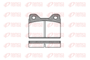 0073.00 Sada brzdových destiček, kotoučová brzda REMSA