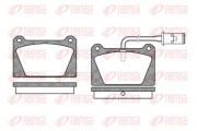 0122.02 REMSA sada brzdových platničiek kotúčovej brzdy 0122.02 REMSA