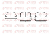 0180.02 Sada brzdových destiček, kotoučová brzda REMSA