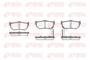 0183.02 Sada brzdových destiček, kotoučová brzda REMSA