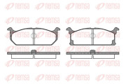 0194.00 Sada brzdových destiček, kotoučová brzda REMSA