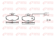 0205.12 REMSA sada brzdových platničiek kotúčovej brzdy 0205.12 REMSA