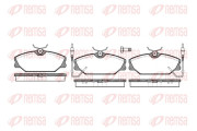 0208.02 Sada brzdových destiček, kotoučová brzda REMSA