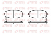 0225.04 Sada brzdových destiček, kotoučová brzda REMSA