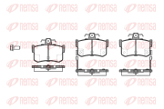 0251.12 REMSA sada brzdových platničiek kotúčovej brzdy 0251.12 REMSA