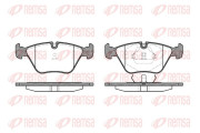0270.10 Sada brzdových destiček, kotoučová brzda REMSA